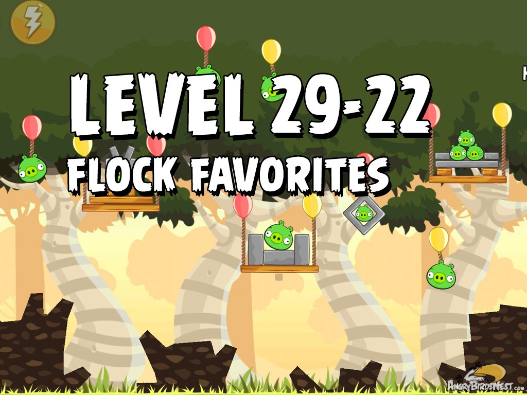 Angry Birds Flock Favorites Level 29-22