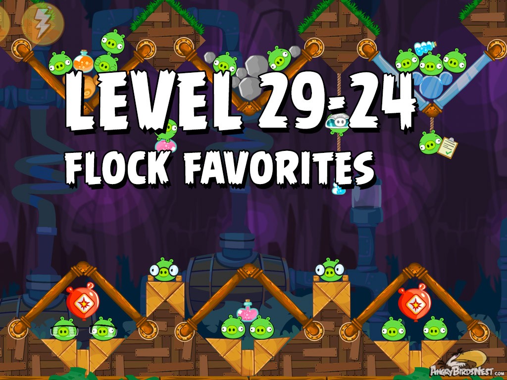 Angry Birds Flock Favorites Level 29-24