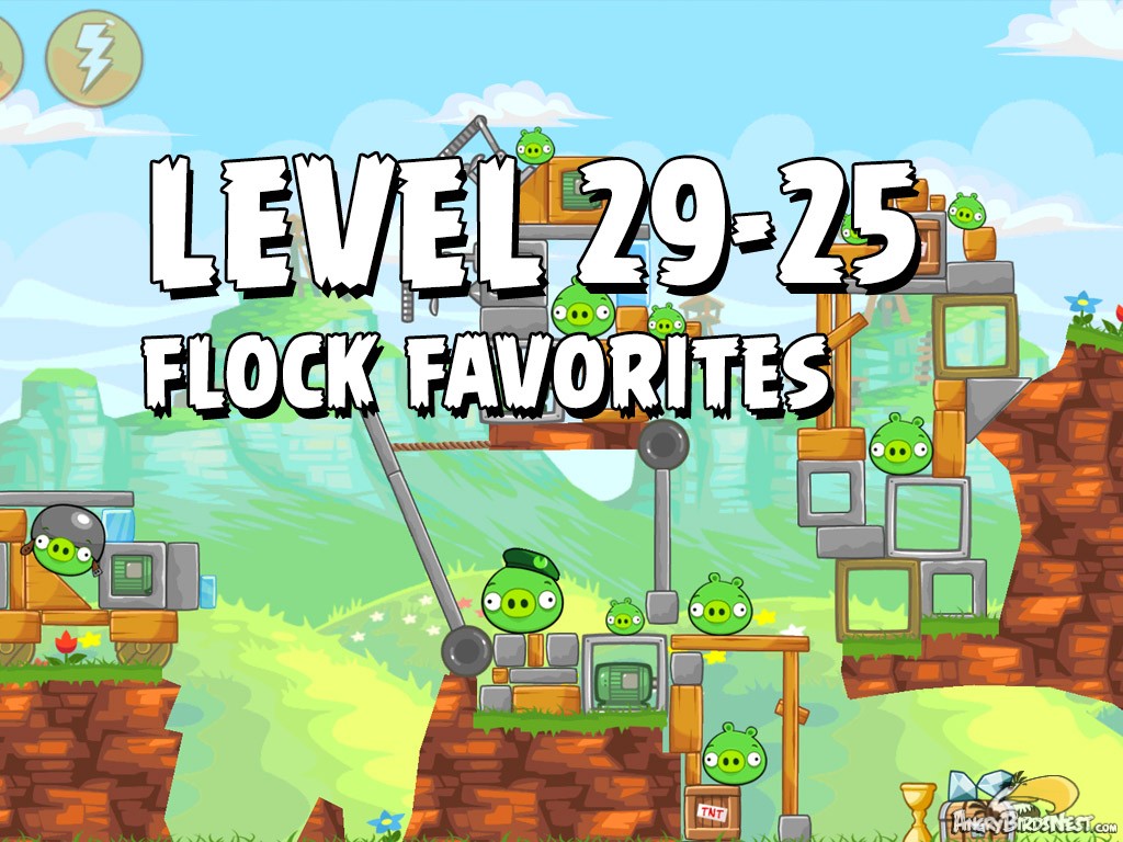 Angry Birds Flock Favorites Level 29-25