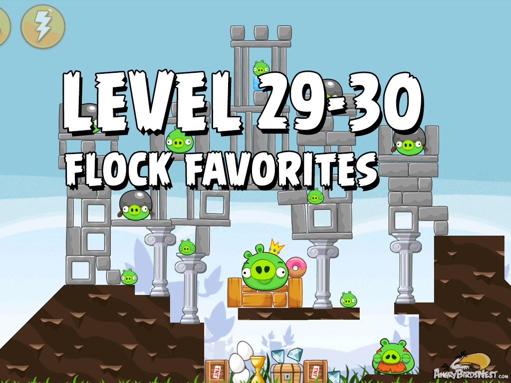Angry Birds Flock Favorites Level 29-30