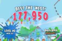 Can you ‘Best the Nest’ in Angry Birds Friends Tournament Week 162 Level 6?