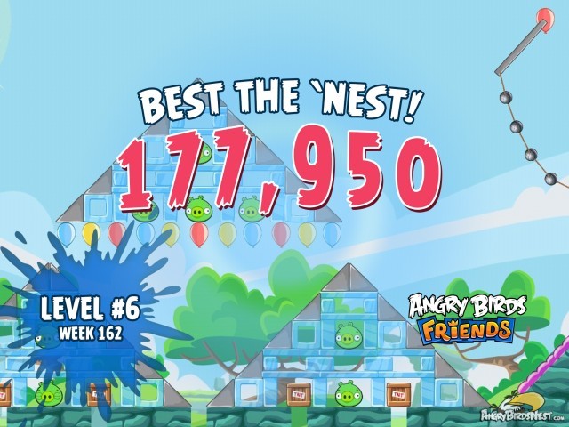 Angry Birds Friends Best the Nest Week 162 Level 6