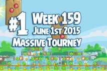 Angry Birds Friends 2015 Massive Tournament Level 1 Week 159 Walkthrough