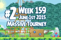 Angry Birds Friends 2015 Massive Tournament Level 2 Week 159 Walkthrough