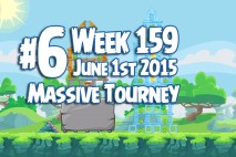 Angry Birds Friends 2015 Massive Tournament Level 6 Week 159 Walkthrough