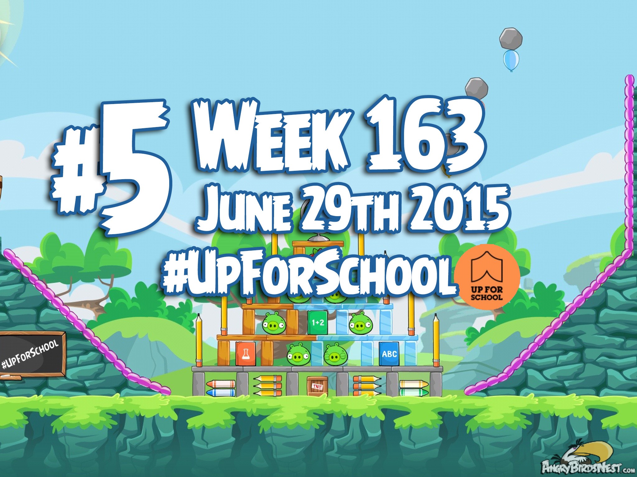 Angry Birds Friends Upforschool Tournament Week 163 Level 5