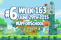 Angry Birds Friends 2015 #UpForSchool Tournament Level 6 Week 163 Walkthrough
