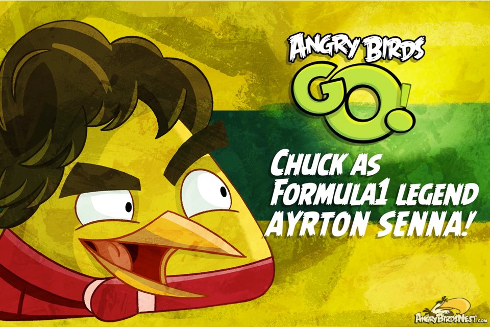 Angry Birds Go Ayrton Senna Update Teaser