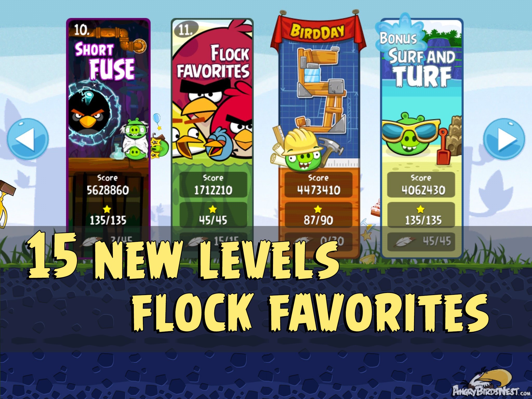 Angry Birds Original Flock Favorites Update 510 Image