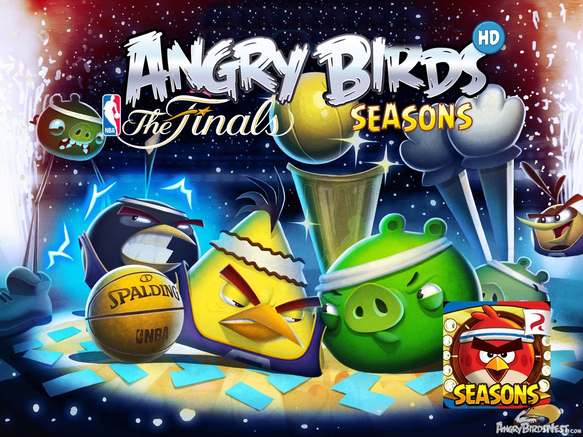 Angry Birds Seasons Ham Dunk The Finals Feature Image