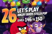 Angry Birds Stella Pop Levels 146 to 150 Walkthroughs