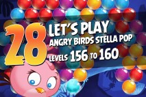 Angry Birds Stella Pop Levels 156 to 160 Walkthroughs