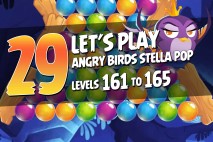Angry Birds Stella Pop Levels 161 to 165 Walkthroughs