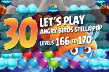 Angry Birds Stella Pop Levels 166 to 170 Walkthroughs