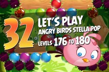 Angry Birds Stella Pop Levels 176 to 180 Golden Temple Walkthroughs