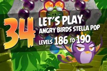 Angry Birds Stella Pop Levels 186 to 190 Golden Temple Walkthroughs