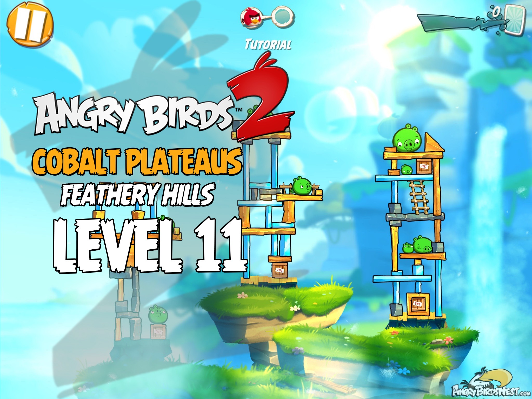 Angry Birds 2 Cobalt Plateaus Feathery Hills Level 11