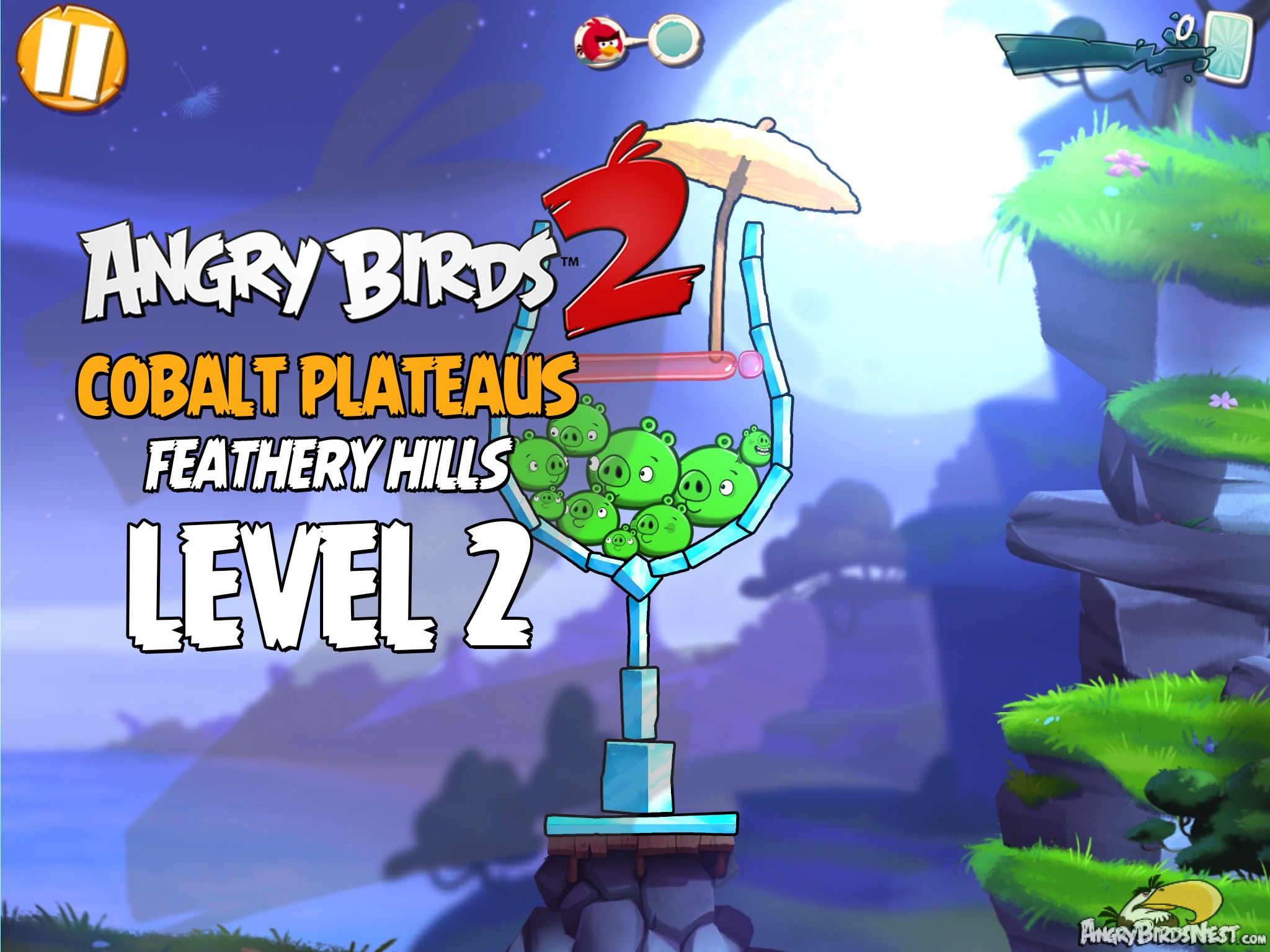 Angry Birds 2 Cobalt Plateaus Feathery Hills Level 2