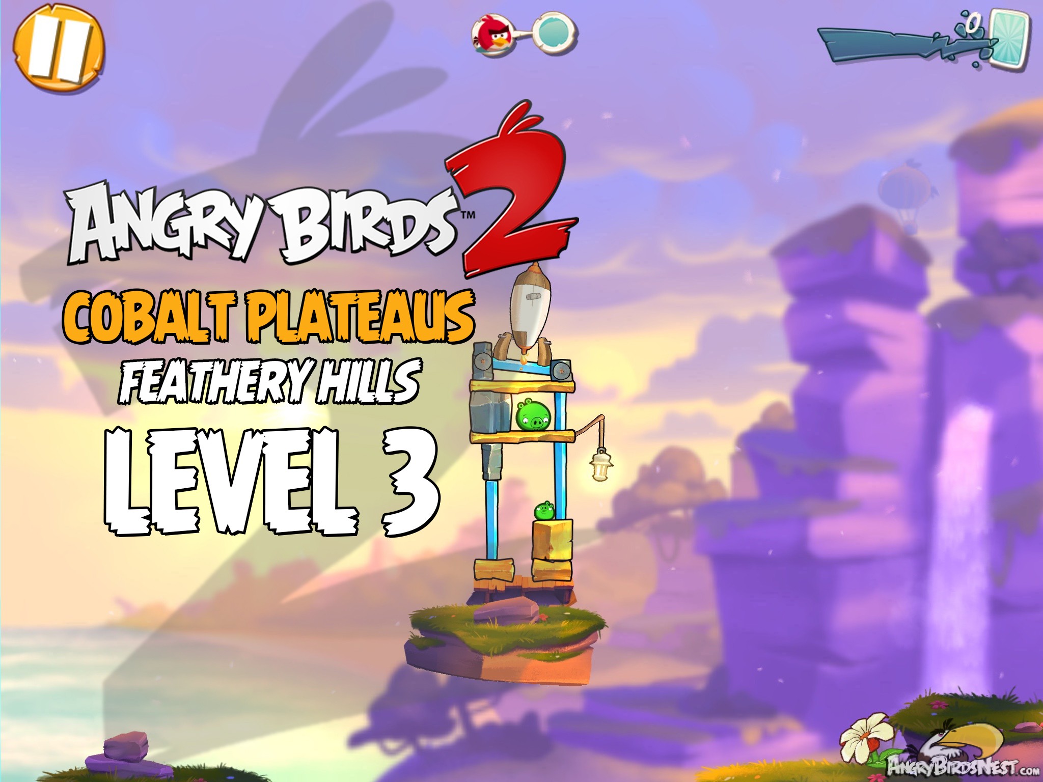 Angry Birds 2 Cobalt Plateaus Feathery Hills Level 3