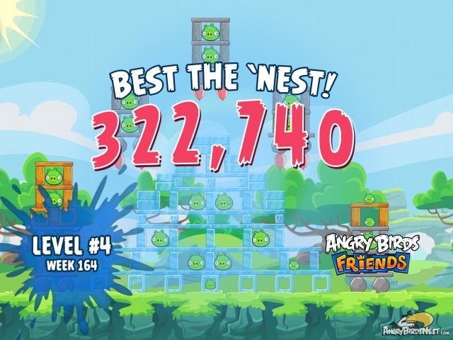 Angry Birds Friends Best the Nest Week 164 Level 4