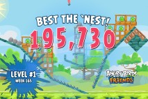 Can you ‘Best the Nest’ in Angry Birds Friends Tournament Week 165 Level 1?