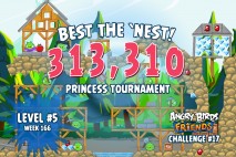 Can you ‘Best the Nest’ in Angry Birds Friends Tournament Week 166 Level 5?
