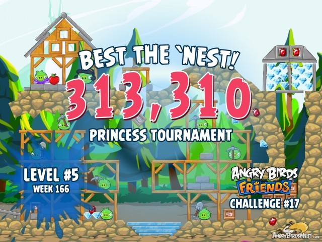 Angry Birds Friends Best the Nest Week 166 Level 5