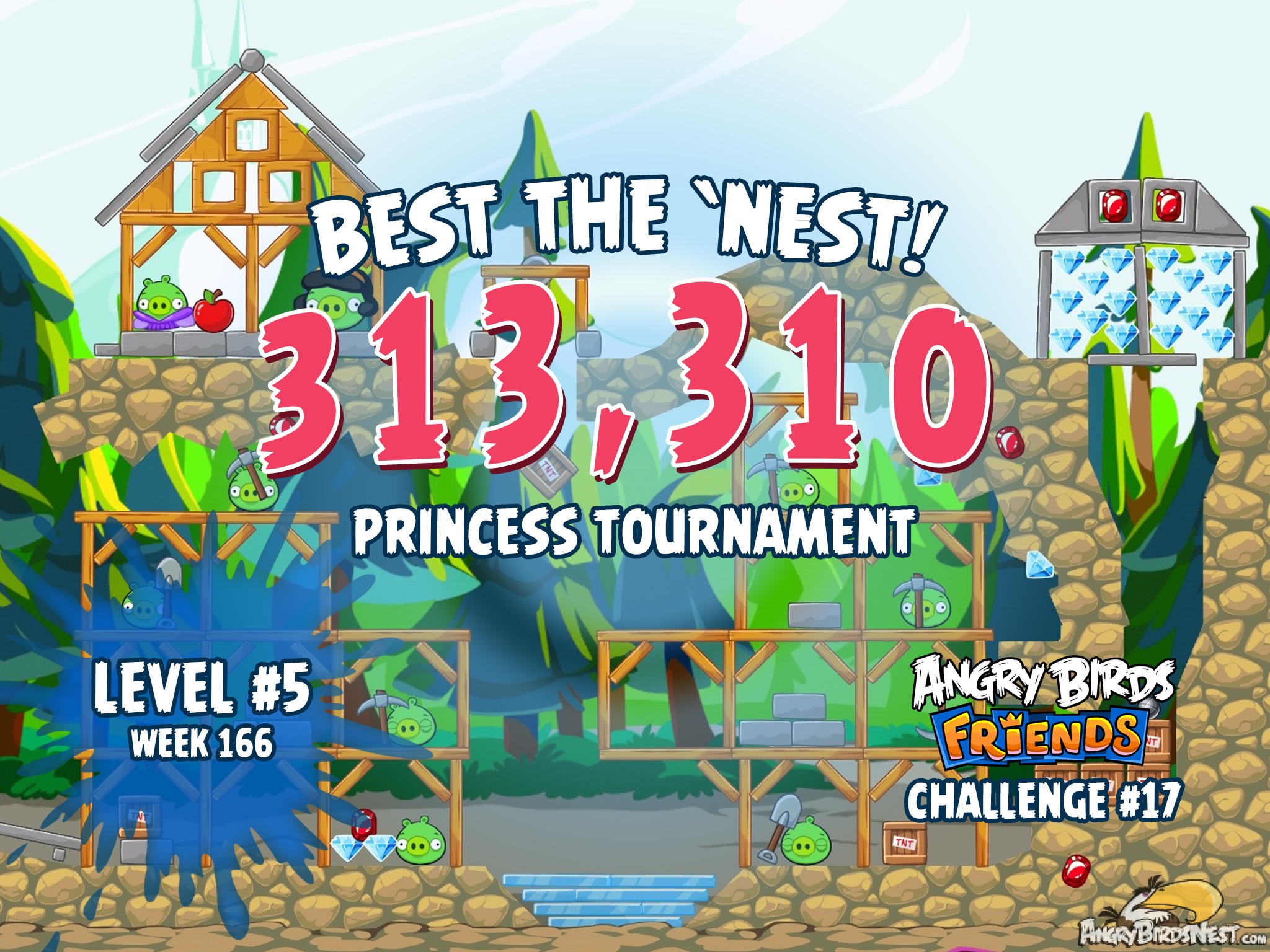 Angry Birds Friends Best the Nest Challenge Week 17