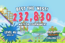 Can you ‘Best the Nest’ in Angry Birds Friends Tournament Week 167 Level 6?