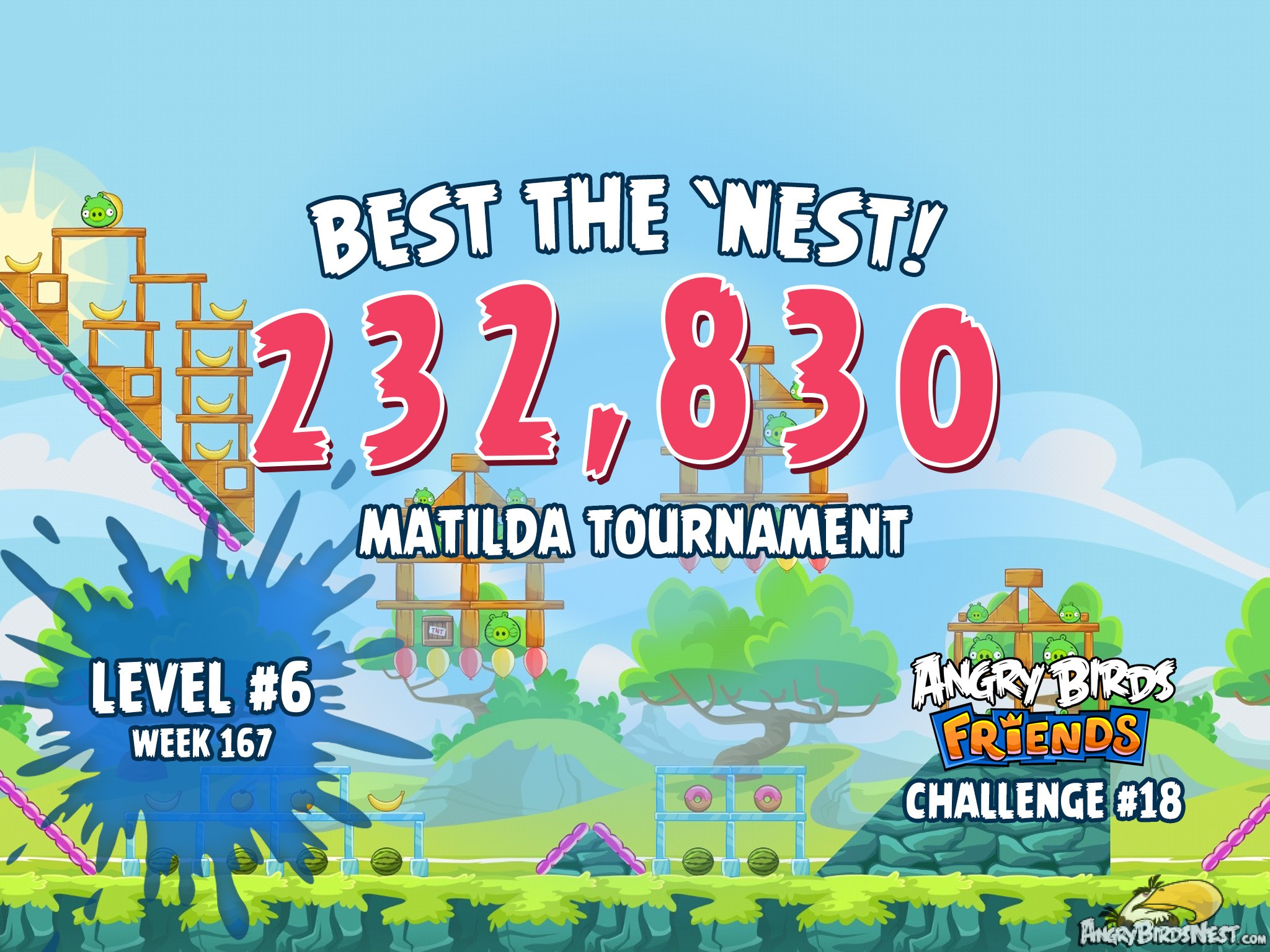 Angry Birds Friends Best the Nest Challenge Week 18