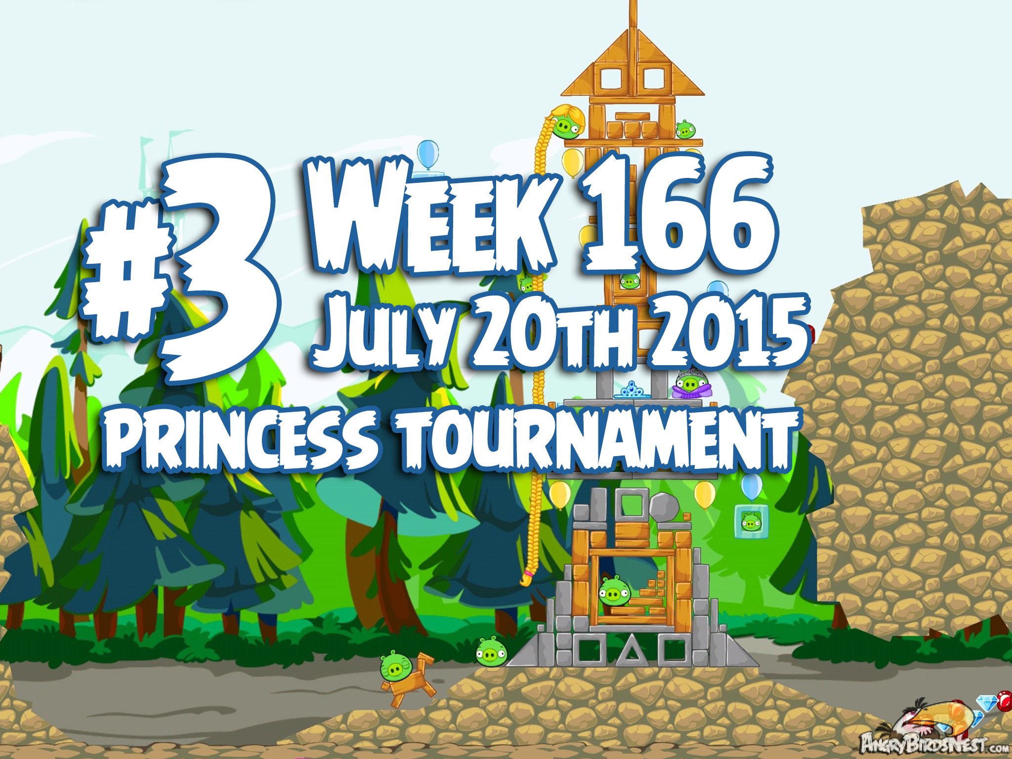 Angry Birds Friends Tournament Week 166 Level 3