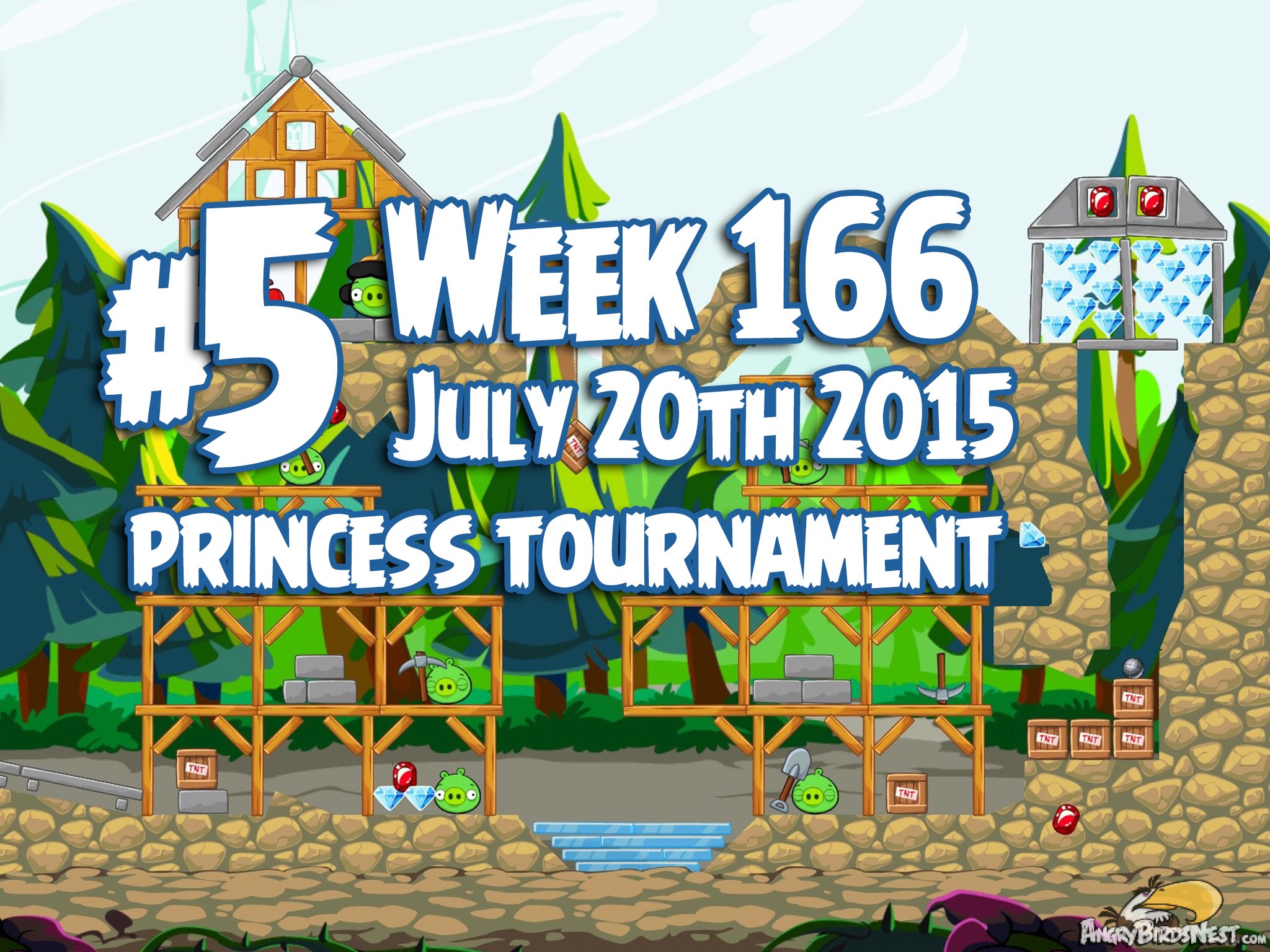 Angry Birds Friends Tournament Week 166 Level 5