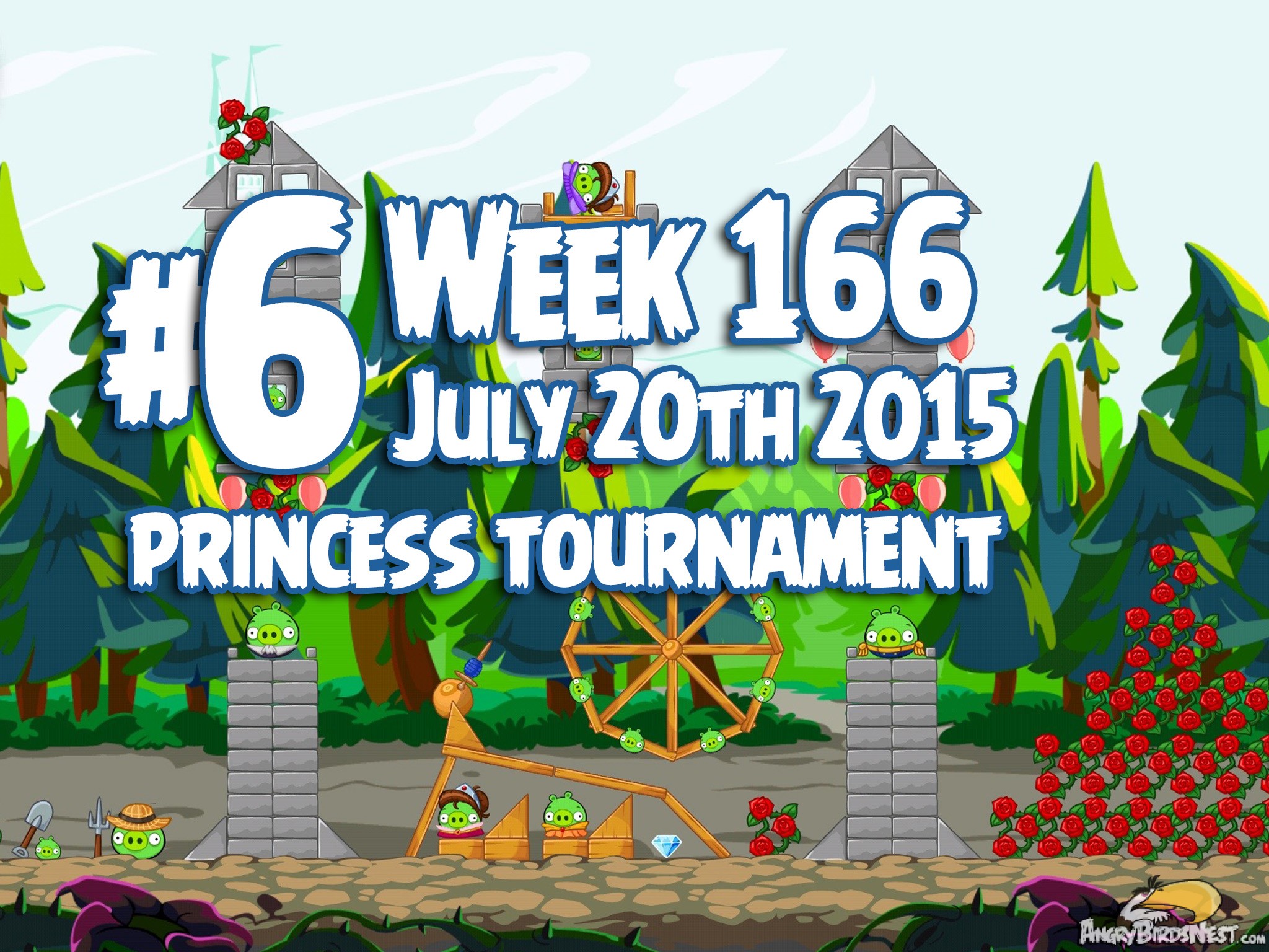 Angry Birds Friends Tournament Week 166 Level 6
