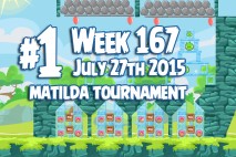 Angry Birds Friends 2015 Matilda Tournament Level 1 Week 167 Walkthrough