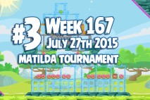 Angry Birds Friends 2015 Matilda Tournament Level 3 Week 167 Walkthrough
