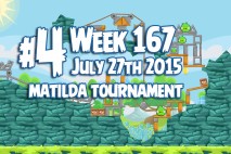 Angry Birds Friends 2015 Matilda Tournament Level 4 Week 167 Walkthrough