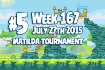 Angry Birds Friends 2015 Matilda Tournament Level 5 Week 167 Walkthrough
