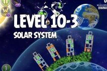 Angry Birds Space Solar System Level 10-3 Walkthrough