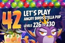 Angry Birds Stella Pop Levels 226 to 230 Underwater Adventures Walkthroughs