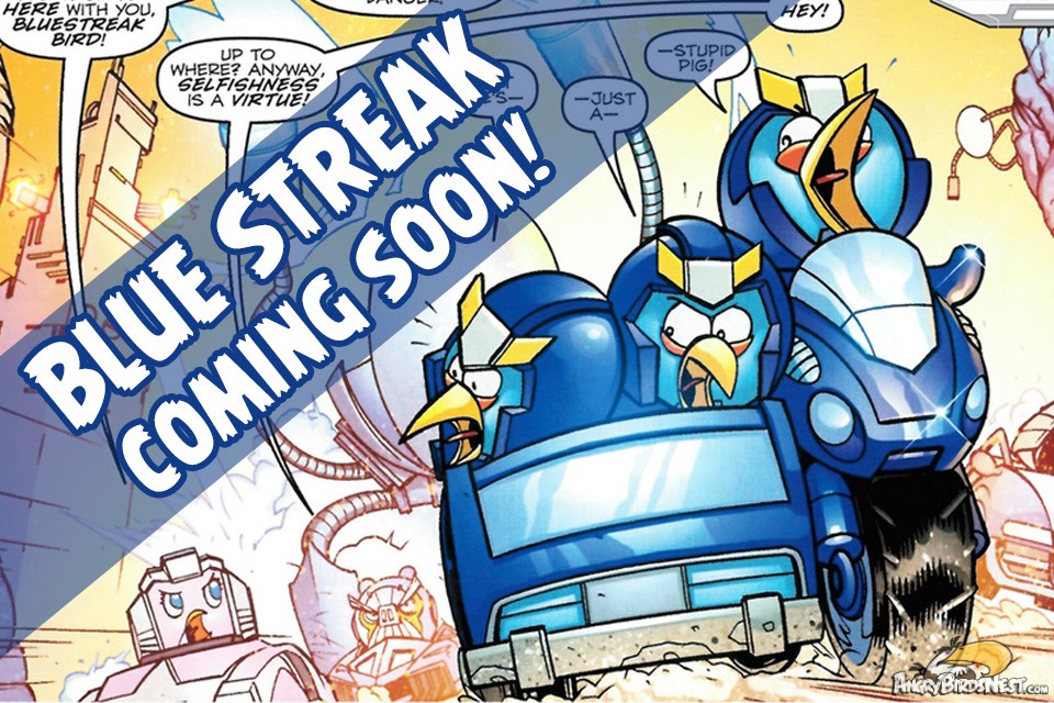 Angry Birds Transformers Blue Streak Coming Soon!  |  AngryBirdsNest