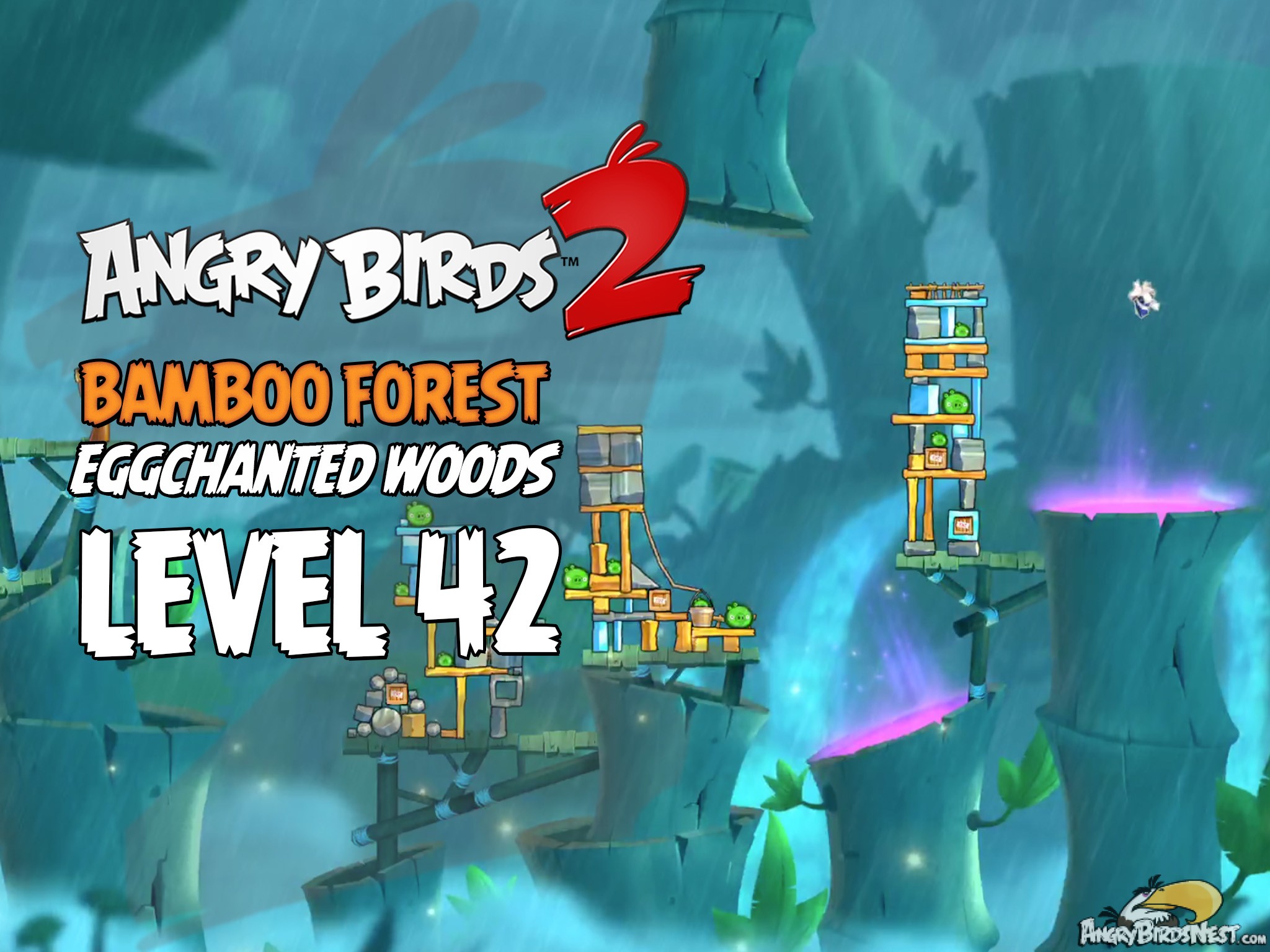 Angry Birds 2 Bamboo Forest Eggchanted Woods Level 42