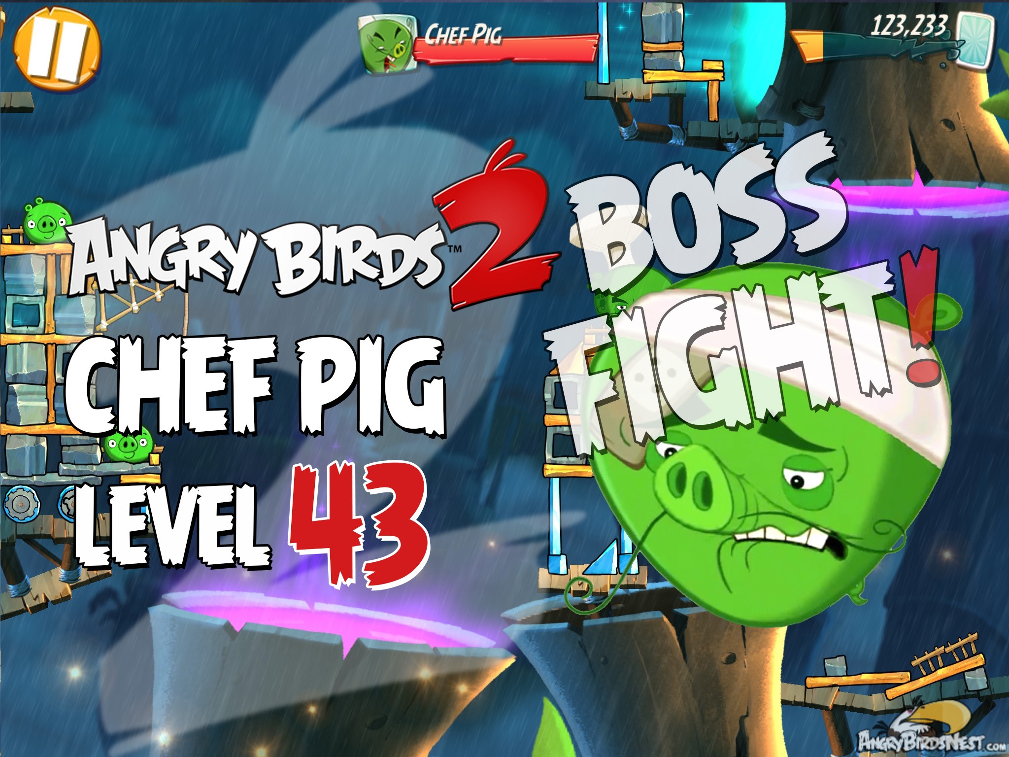 Angry Birds 2 Bamboo Forest Eggchanted Woods Level 43