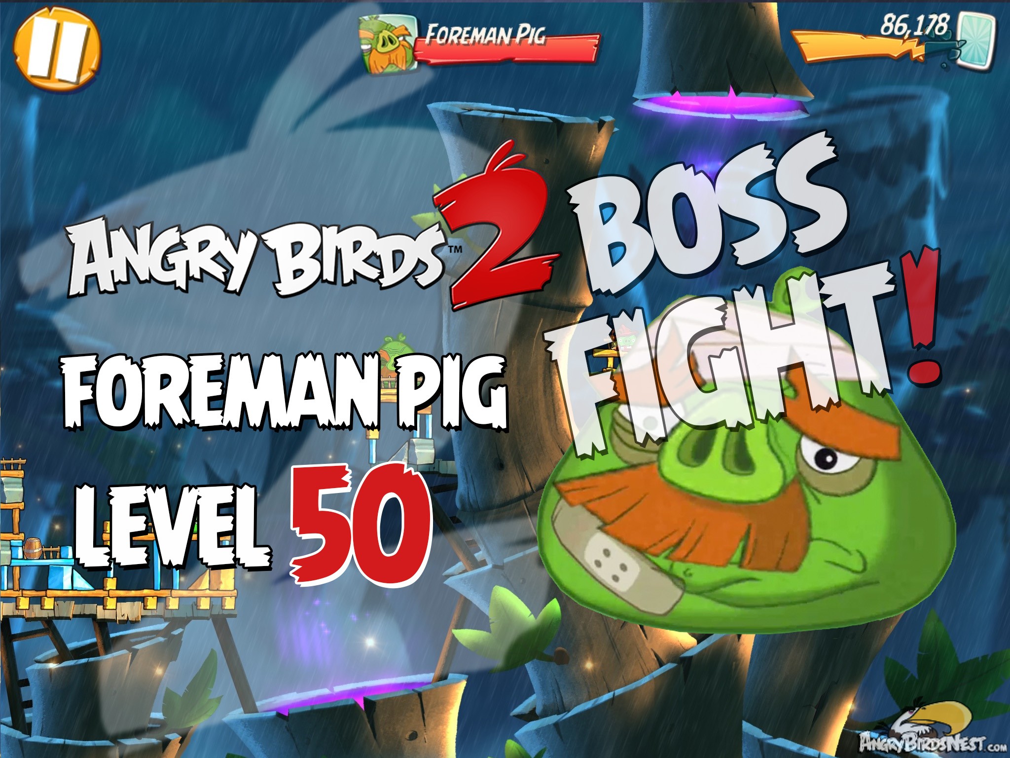 Angry Birds 2 Bamboo Forest Eggchanted Woods Level 50