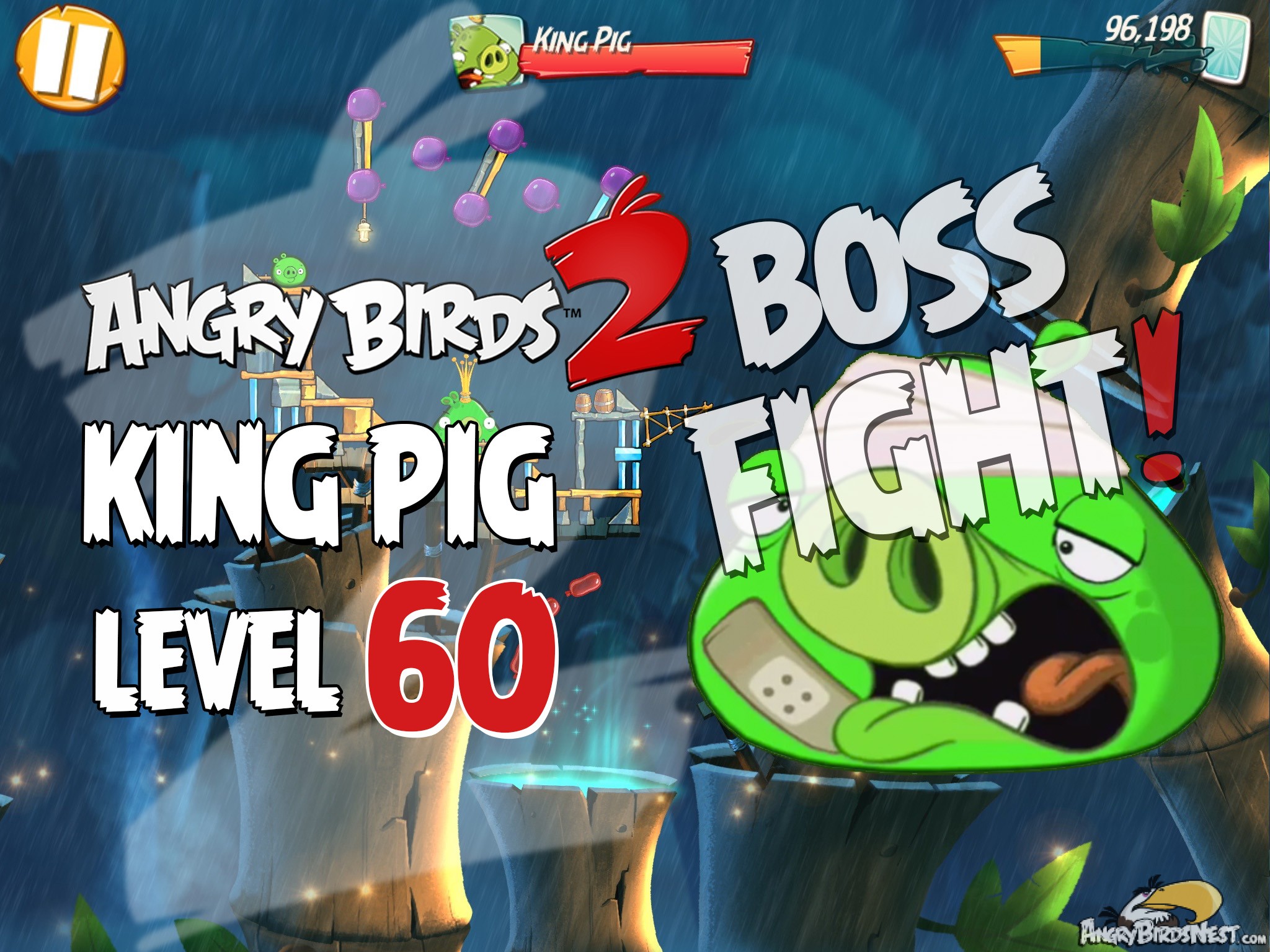 Angry Birds 2 Bamboo Forest Eggchanted Woods Level 60