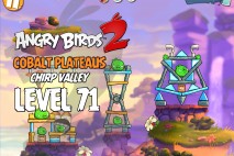 Angry Birds 2 Level 71 Cobalt Plateaus – Chirp Valley 3-Star Walkthrough