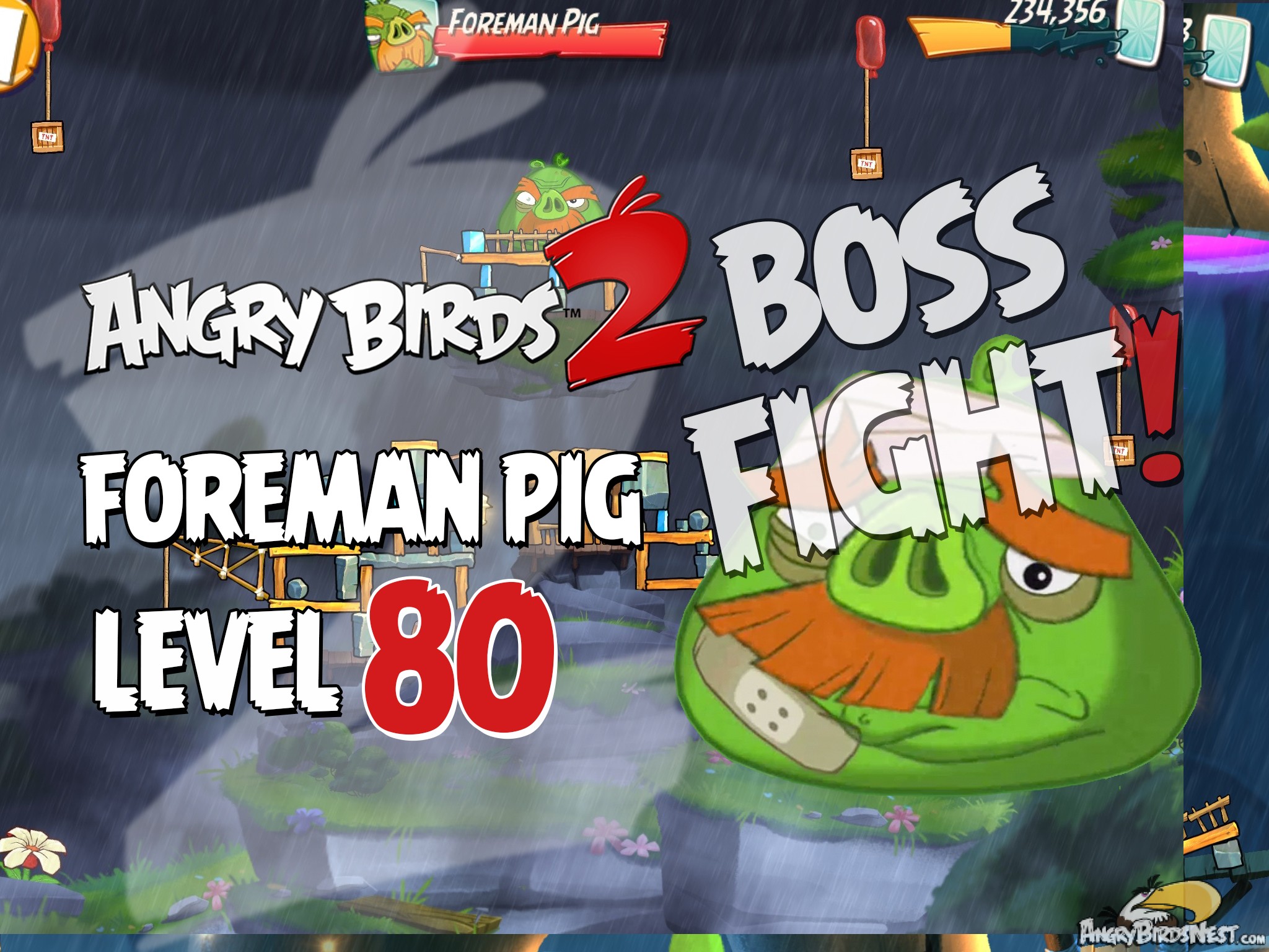 Angry Birds 2 Cobalt Plateaus Chirp Valley Level 80