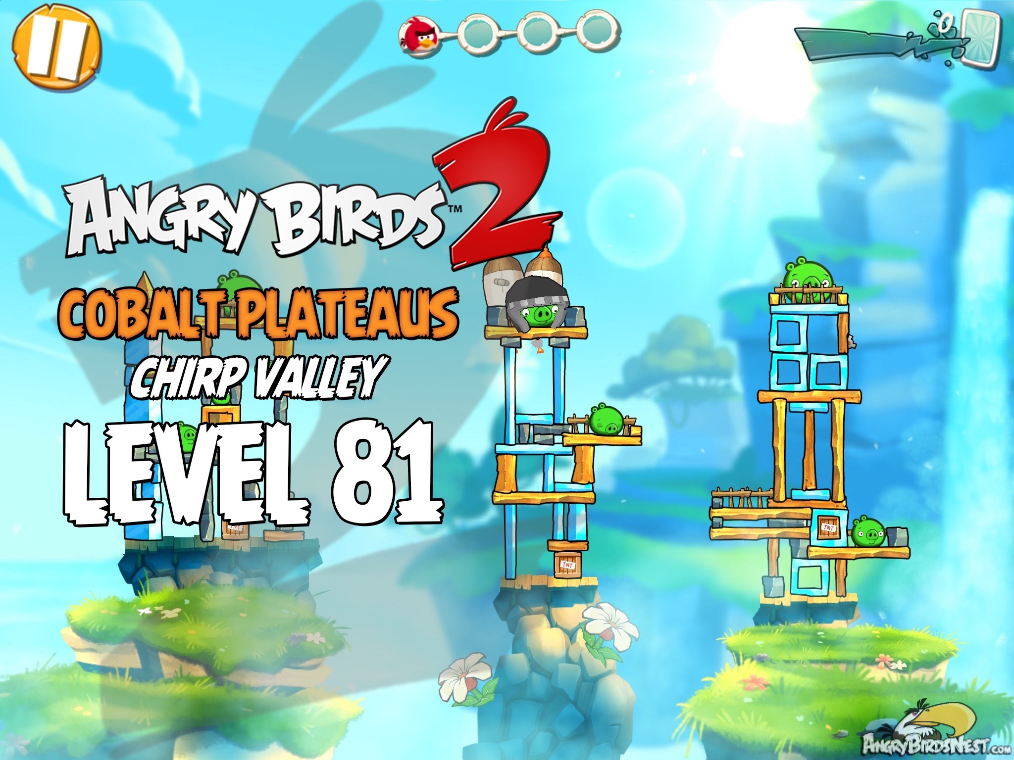 Angry Birds 2 Cobalt Plateaus Chirp Valley Level 81