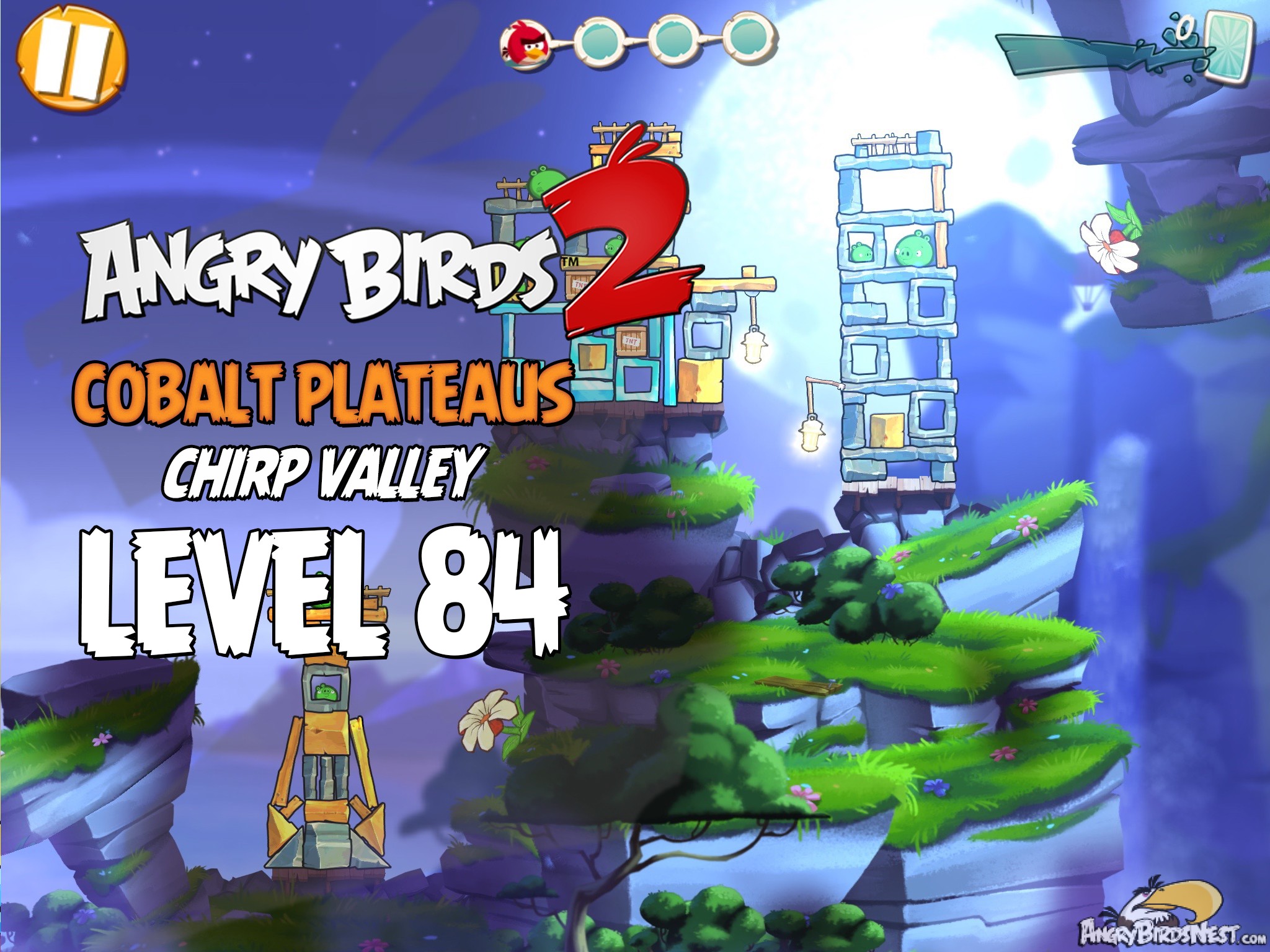 Angry Birds 2 Cobalt Plateaus Chirp Valley Level 84