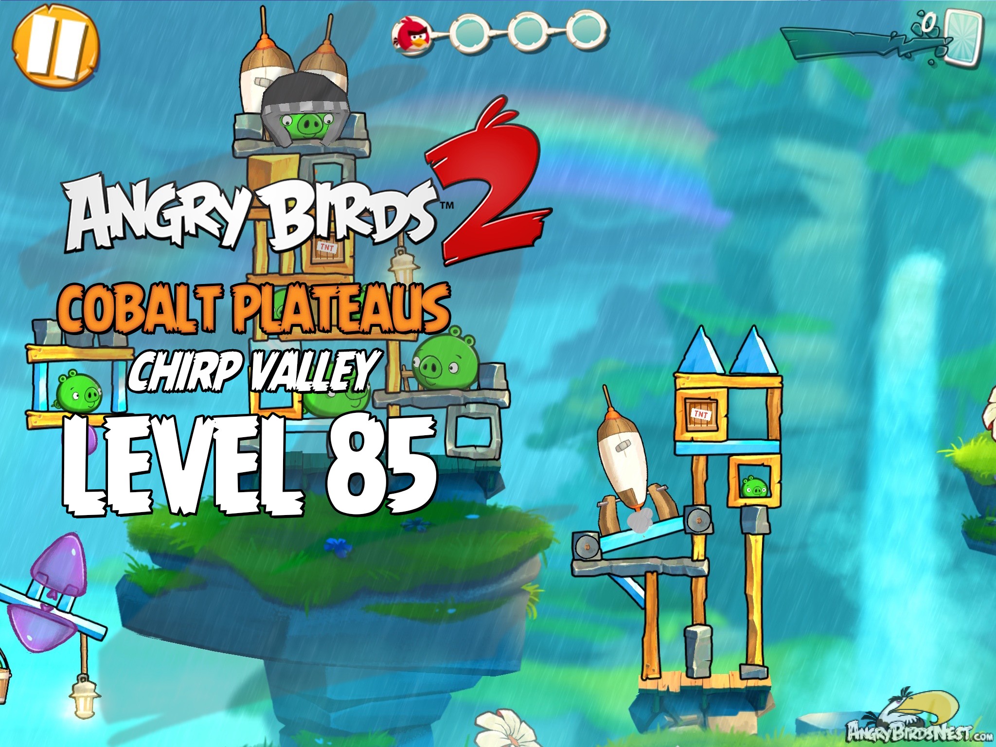 Angry Birds 2 Cobalt Plateaus Chirp Valley Level 85