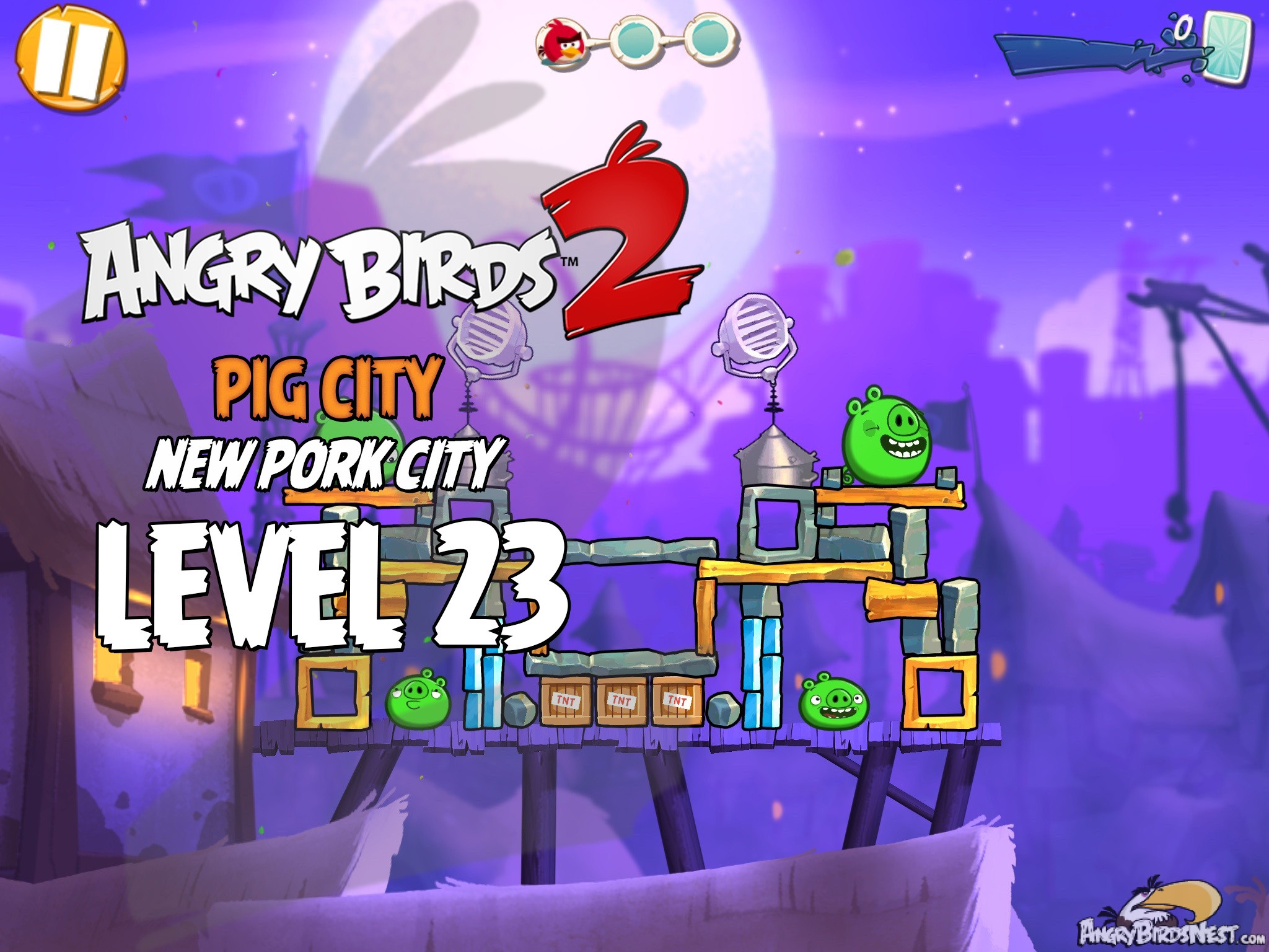 Angry Birds 2 Pig City New Pork City Level 23